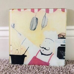 Vintage Bistro Textured Glass Trivet